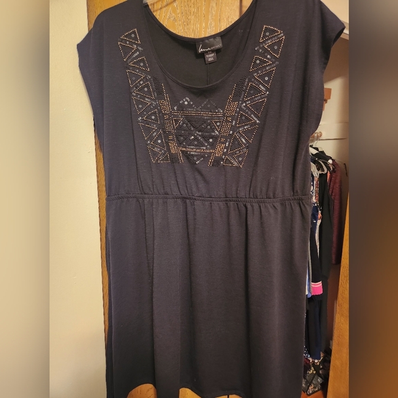 Final Price: Lane Bryant ☃️Black Dress w/Tie at waist - Picture 4 of 6